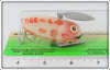 Heddon Bone Bullfrog Crazy Crawler On Card