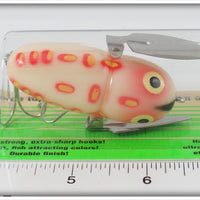 Heddon Bone Bullfrog Crazy Crawler On Card