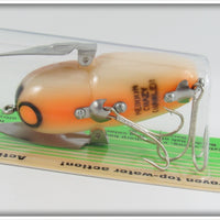 Heddon Bone Bullfrog Crazy Crawler On Card