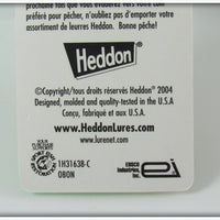 Heddon Bone Bullfrog Crazy Crawler On Card