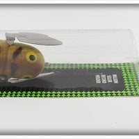 Vintage Heddon Brown Crawdad Crazy Crawler Lure On Card X9120SUBRS-SP