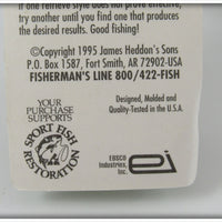 Heddon Brown Crawdad Crazy Crawler On Card