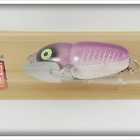 Vintage Heddon Purple Scale Crazy Crawler Lure On Card X9120PSWB