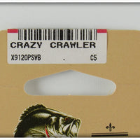 Heddon Purple Scale Crazy Crawler On Card