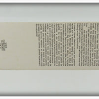 Heddon Purple Scale Crazy Crawler On Card