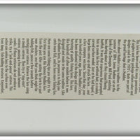 Heddon Yellow Shore Crazy Crawler On Card