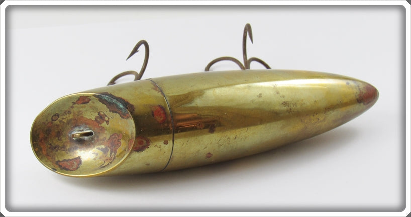 Vintage Alaska Tackle Co Brass The Alaskan Plug Lure In Correct Box Vintage Alaska Tackle Co Brass The Alaskan Plug Lure In Correct Box
