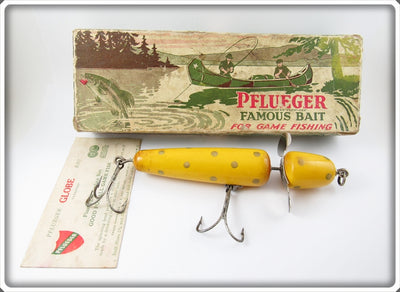 Pflueger Yellow Gold Musky Globe Lure In Box 3750 Yel Gold