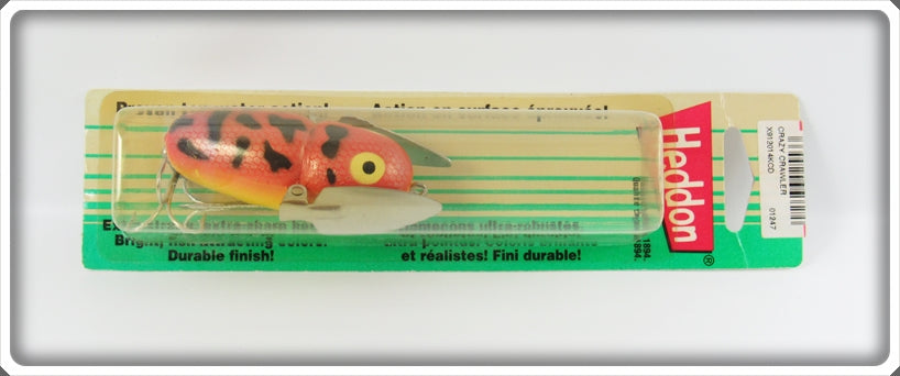 Heddon 14 Karat Coachdog Crazy Crawler On Card X912014KCD