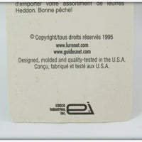 Heddon 14 Karat Coachdog Crazy Crawler On Card