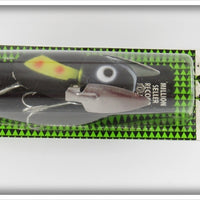 Heddon Black Yellow Wings Crazy Crawler Lure On Card X9120SUCBY-SP