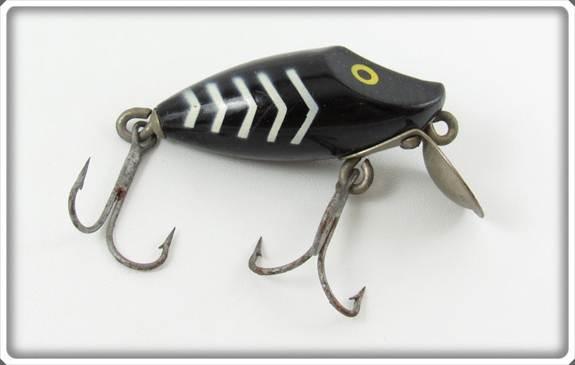 Vintage Shur Strike Black Shore Midget Diver Lure