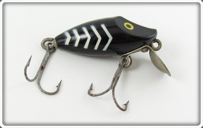 Vintage Shur Strike Black Shore Midget Diver Lure