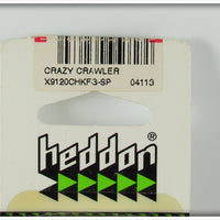 Heddon Checkered Flag Crazy Crawler On Card
