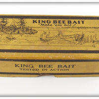 Vintage King Hardware Co King Bee Bait Empty Lure Box 