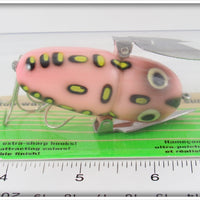 Heddon Pink Bullfrog Crazy Crawler On Card