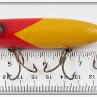 South Bend Red Arrowhead Yellow Body Bass Oreno