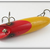 South Bend Red Arrowhead Yellow Body Bass Oreno