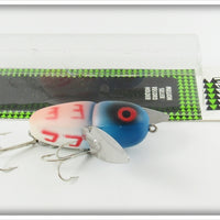 Heddon Red White & Blue Shore Crazy Crawler With Card X9120SUSMBH-SP