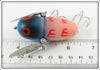 Heddon Red White & Blue Crazy Crawler With Card