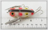 Heddon Strawberry Spotted Crazy Crawler With Card