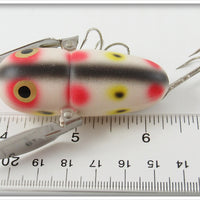 Heddon Strawberry Spotted Crazy Crawler With Card