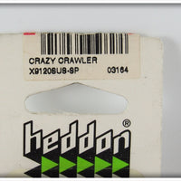 Heddon Strawberry Spotted Crazy Crawler With Card