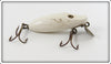 Vintage Shur Strike Solid White River Master Lure