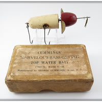 George Cummings Red & White Marvelous Bass Getter Lure In Box