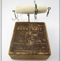 Vintage Ans B Decker White Bass Bait Rotary Head Lure In Box