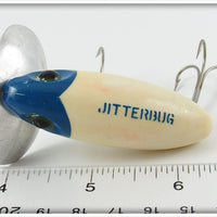 Arbogast Blue Head White Jitterbug