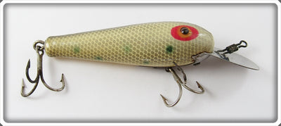 Vintage Clark's Grey Scale Experimental Duck Bill Minnow Lure