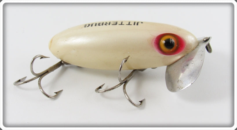 Vintage Fred Arbogast Pearl Jitterbug Lure 