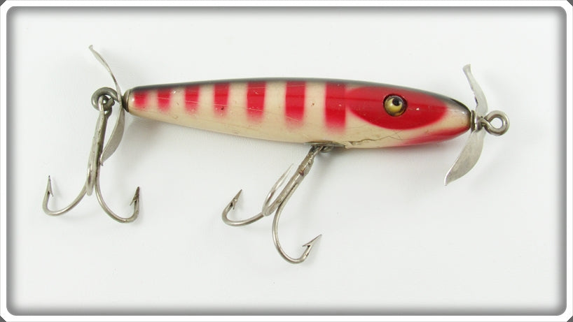 Shur Strike Red & White Stripes Baby Gar Minnow Lure BGM 31 
