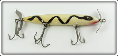 Vintage Paw Paw Black Serpentine Aristocrat Torpedo Lure 2418