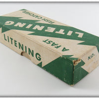 South Bend Shadow Wave Nip I Diddee Litening Fish Catcher Empty Box