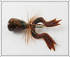 Vintage Paw Paw Brown Splatter Fly Rod Wotta Frog Lure