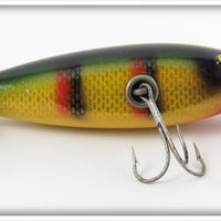 Vintage Shur Strike Yellow Perch Injured Minnow Lure IM 1YP