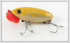 Arbogast Yellow Silver Ribs White Belly Jitterbug