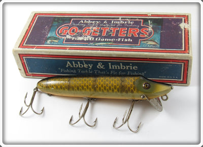 Vintage Heddon Abbey & Imbrie Pike Scale Vamp Lure In Box 75-S
