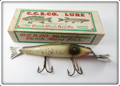 Vintage Creek Chub Special Order Silver Flash Pikie With Tail 718 DD