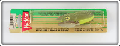 Heddon Crackleback Chartreuse Crazy Crawler Lure On Card X9120CBCH