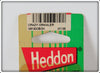 Heddon Crackleback Chartreuse Crazy Crawler On Card