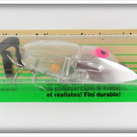 Heddon Clear With Dice Crazy Crawler Mouse Lure On Card X9121D3
