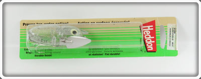 Heddon Clear Sparkle Crazy Crawler Lure On Card X912086