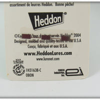 Heddon Clear Sparkle Crazy Crawler On Card