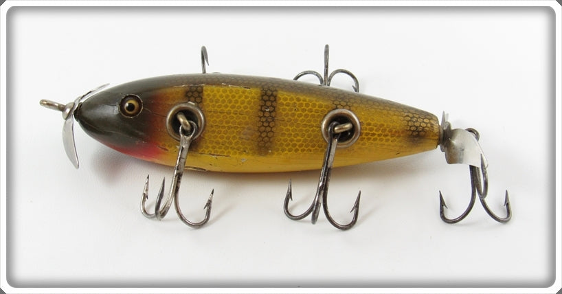 Vintage Shur Strike Pikie Scale Five Hook Minnow Lure 