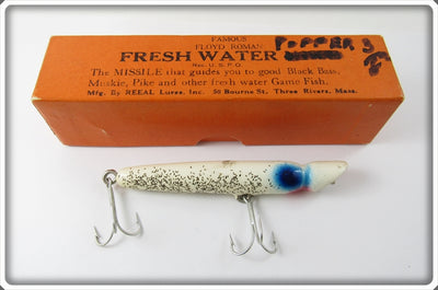 Vintage Reeal Lures Inc Floyd Roman Popper Lure In Box