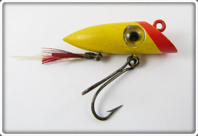 Vintage Martin Yellow & Red Fly Plug Fly Rod Lure