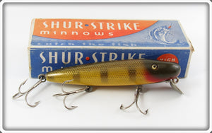 Vintage Shur Strike Pikie Scale Pikie Lure In Box P-O